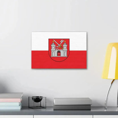 Flag of Tartu Estonia - Canvas Wall Art - The Sticker Space