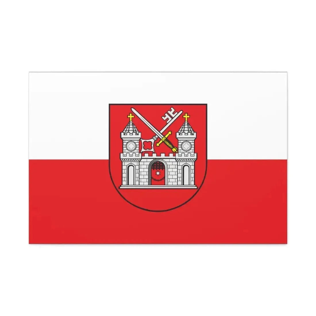 Flag of Tartu Estonia - Canvas Wall Art - The Sticker Space
