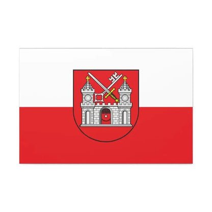 Flag of Tartu Estonia - Canvas Wall Art - The Sticker Space