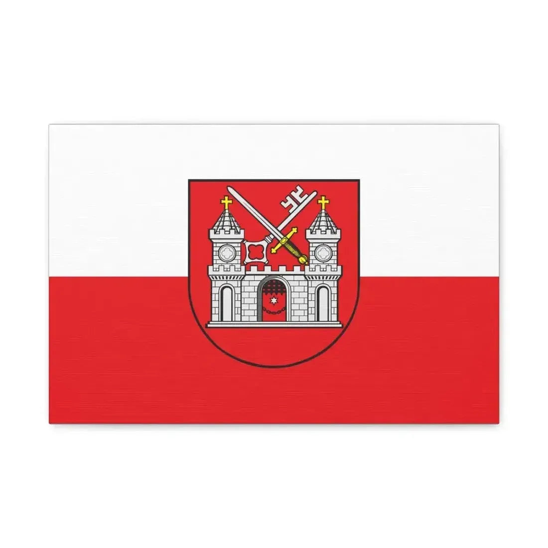 Flag of Tartu Estonia - Canvas Wall Art - The Sticker Space