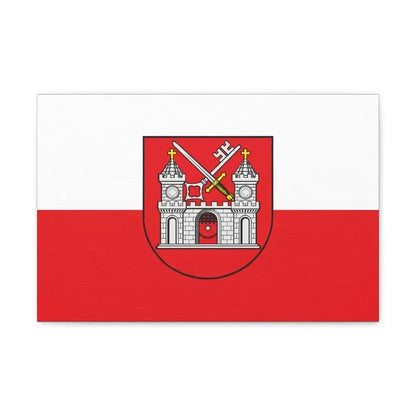 Flag of Tartu Estonia - Canvas Wall Art - The Sticker Space
