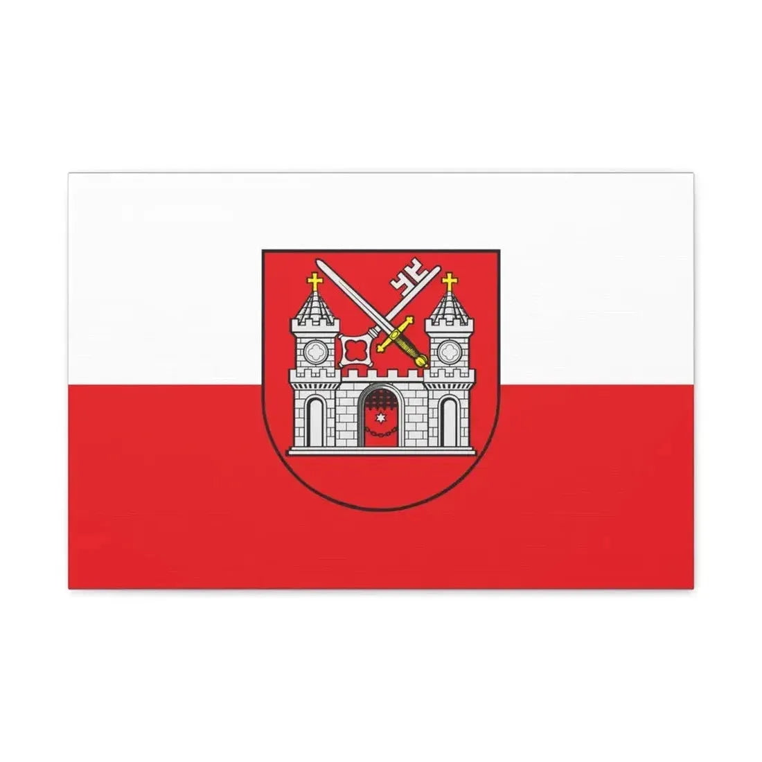 Flag of Tartu Estonia - Canvas Wall Art - The Sticker Space