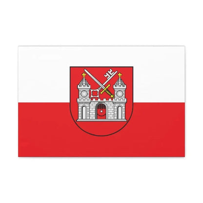 Flag of Tartu Estonia - Canvas Wall Art - The Sticker Space