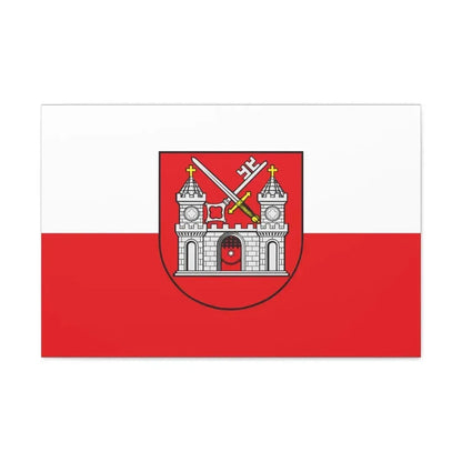 Flag of Tartu Estonia - Canvas Wall Art - The Sticker Space