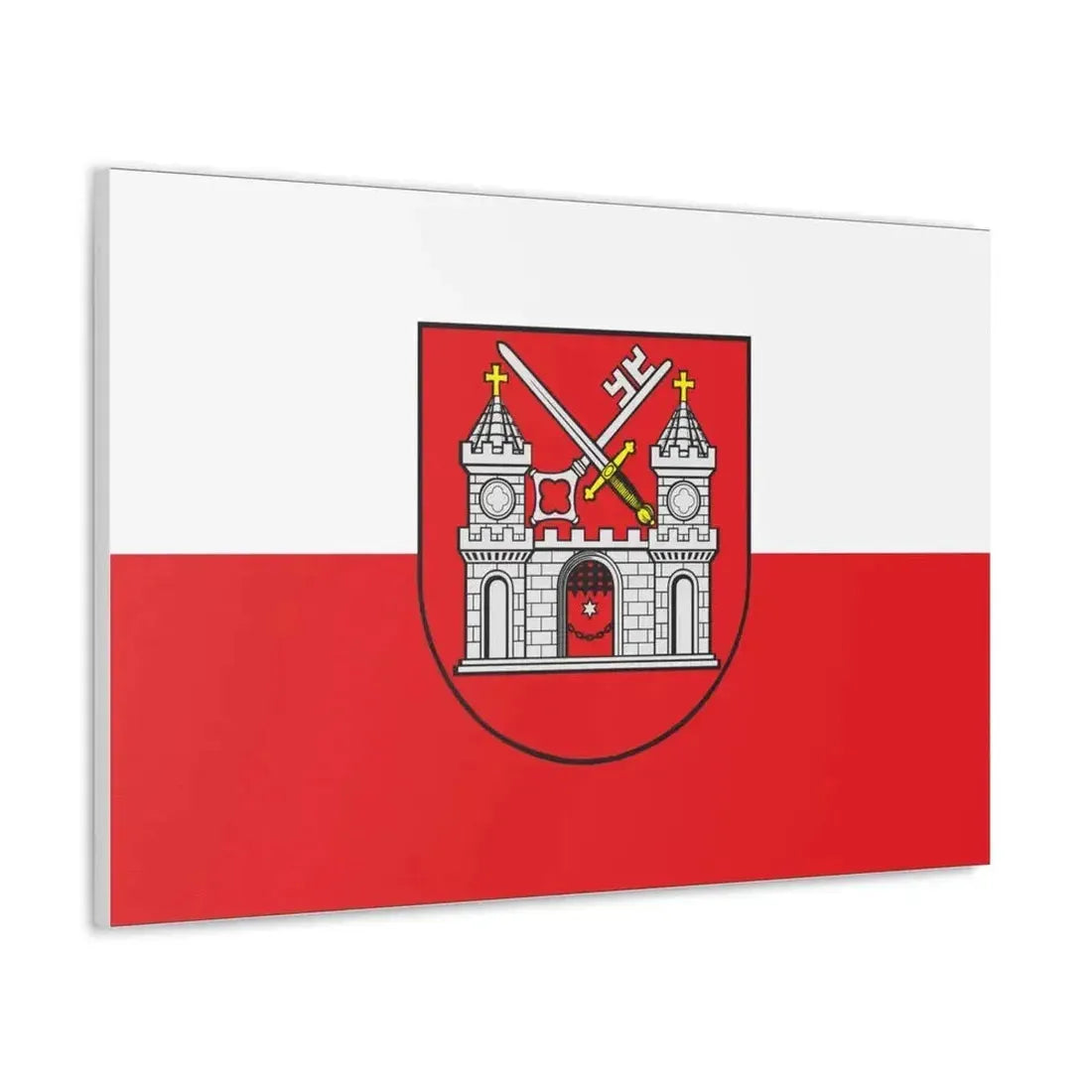 Flag of Tartu Estonia - Canvas Wall Art - The Sticker Space