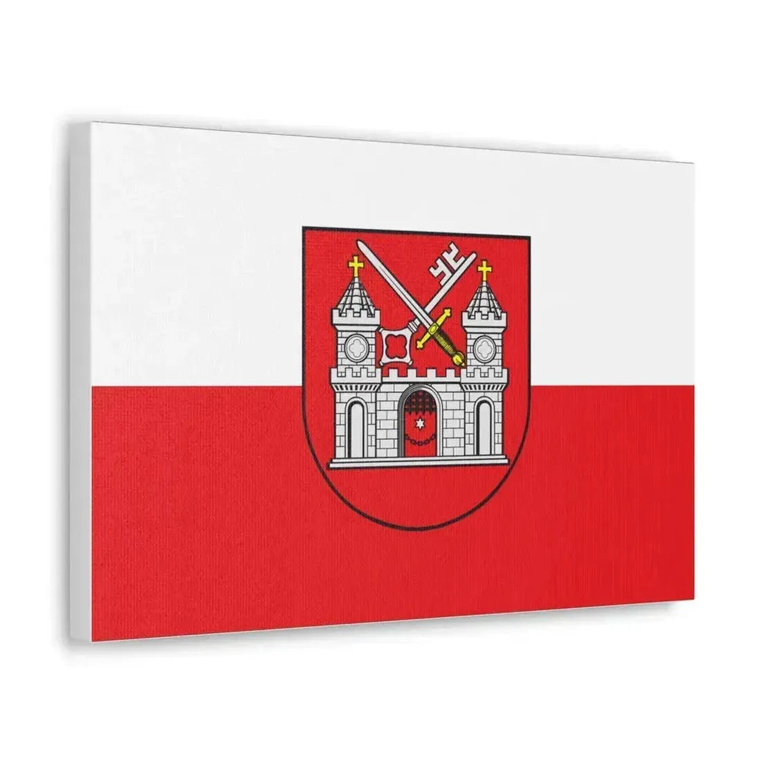 Flag of Tartu Estonia - Canvas Wall Art - The Sticker Space