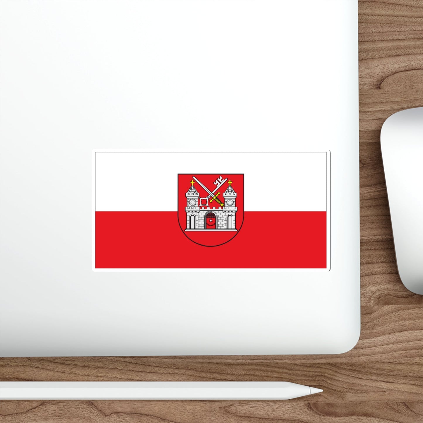 Flag of Tartu Estonia STICKER Vinyl Die-Cut Decal-The Sticker Space