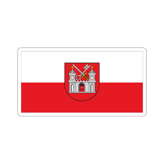 Flag of Tartu Estonia STICKER Vinyl Die-Cut Decal-6 Inch-The Sticker Space