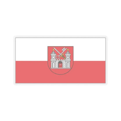 Flag of Tartu Estonia - STICKER Vinyl Kiss-Cut Decal 3 Inch Transparent - The Sticker Space