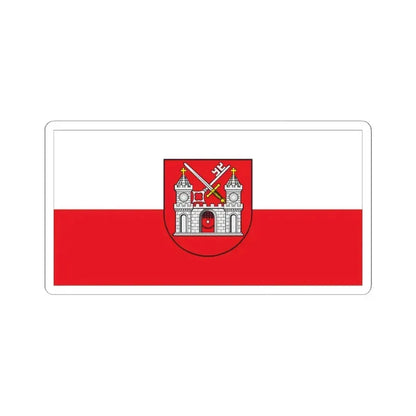 Flag of Tartu Estonia - STICKER Vinyl Kiss-Cut Decal 3 Inch White - The Sticker Space
