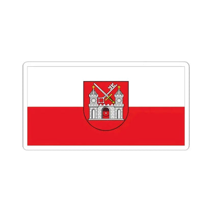 Flag of Tartu Estonia - STICKER Vinyl Kiss-Cut Decal 6 Inch White - The Sticker Space