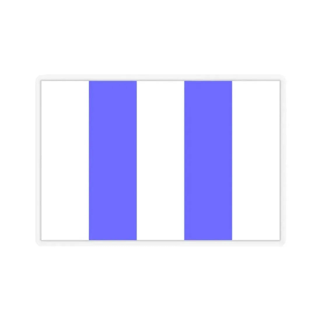 Flag of Tarxien Malta - STICKER Vinyl Kiss-Cut Decal 2 Inch Transparent - The Sticker Space