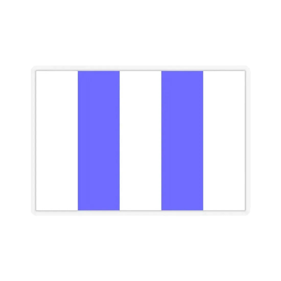 Flag of Tarxien Malta - STICKER Vinyl Kiss-Cut Decal 3 Inch Transparent - The Sticker Space