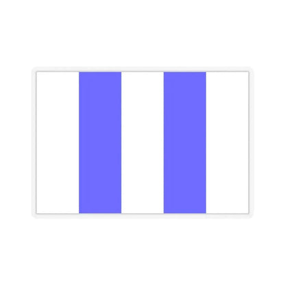 Flag of Tarxien Malta - STICKER Vinyl Kiss-Cut Decal 3 Inch Transparent - The Sticker Space