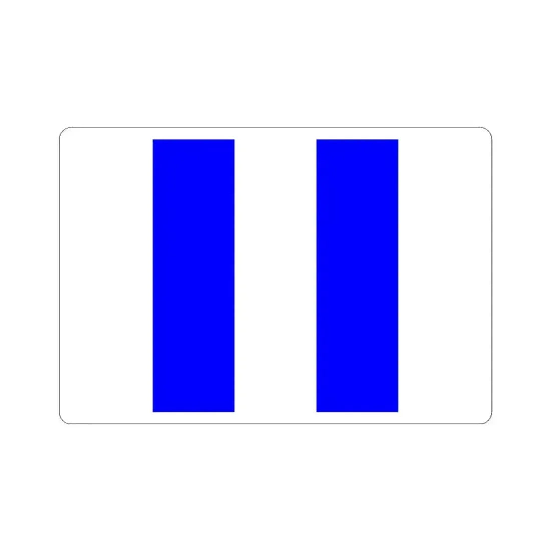 Flag of Tarxien Malta - STICKER Vinyl Kiss-Cut Decal 3 Inch White - The Sticker Space