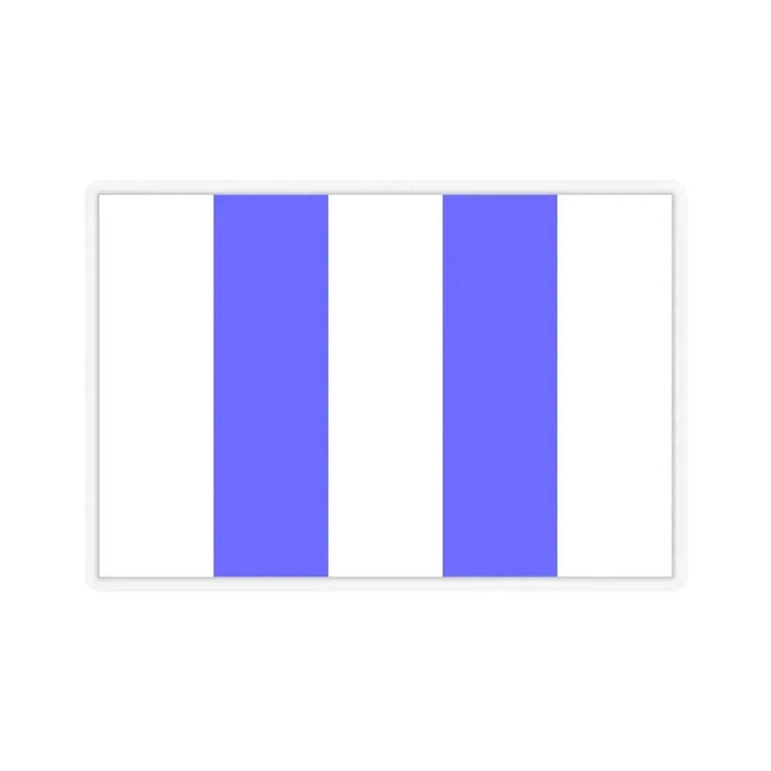 Flag of Tarxien Malta - STICKER Vinyl Kiss-Cut Decal 4 Inch Transparent - The Sticker Space