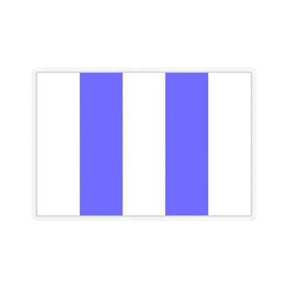 Flag of Tarxien Malta - STICKER Vinyl Kiss-Cut Decal 4 Inch Transparent - The Sticker Space