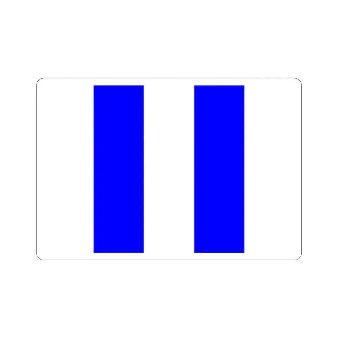 Flag of Tarxien Malta - STICKER Vinyl Kiss-Cut Decal 4 Inch White - The Sticker Space