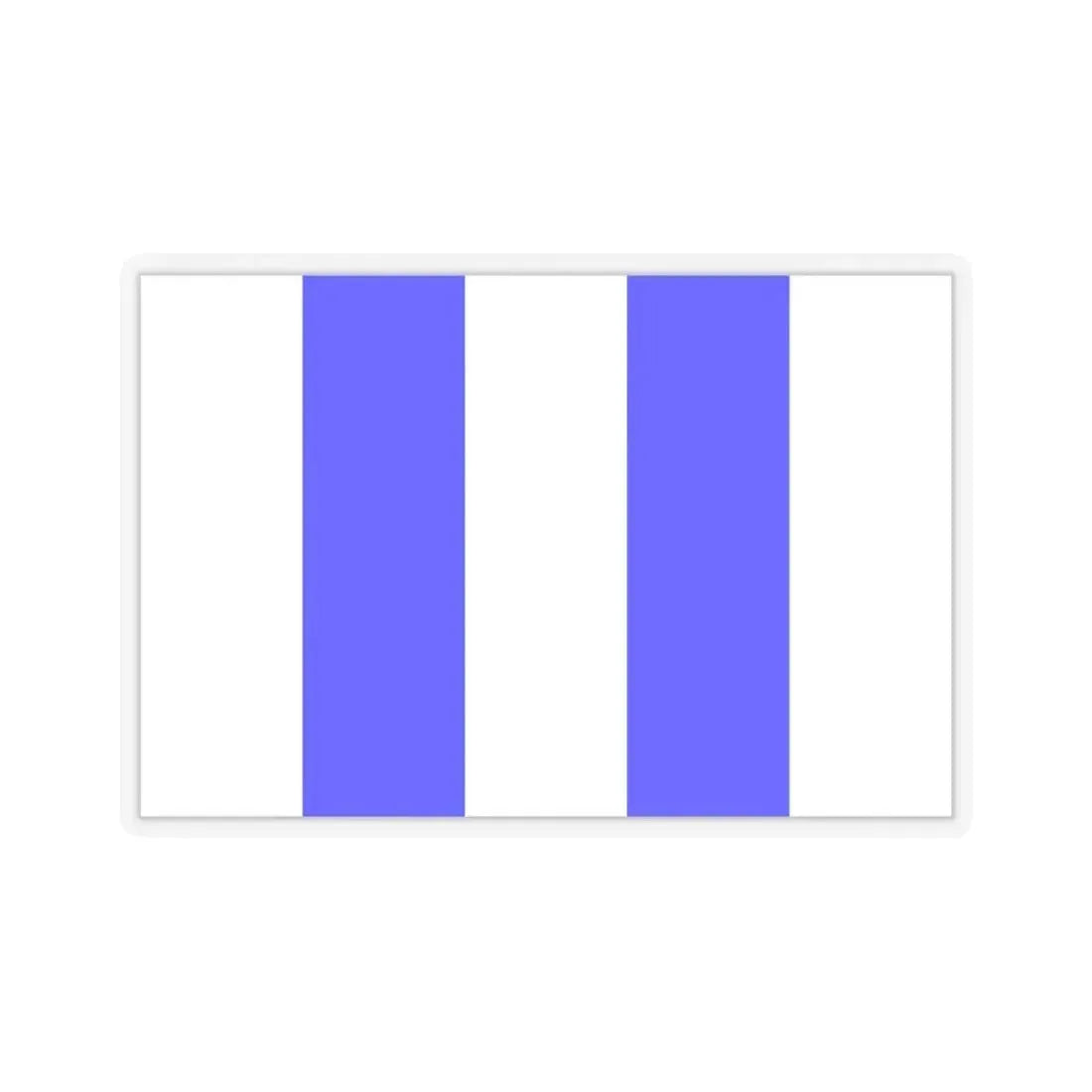 Flag of Tarxien Malta - STICKER Vinyl Kiss-Cut Decal 6 Inch Transparent - The Sticker Space