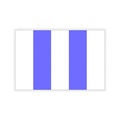 Flag of Tarxien Malta - STICKER Vinyl Kiss-Cut Decal 6 Inch Transparent - The Sticker Space