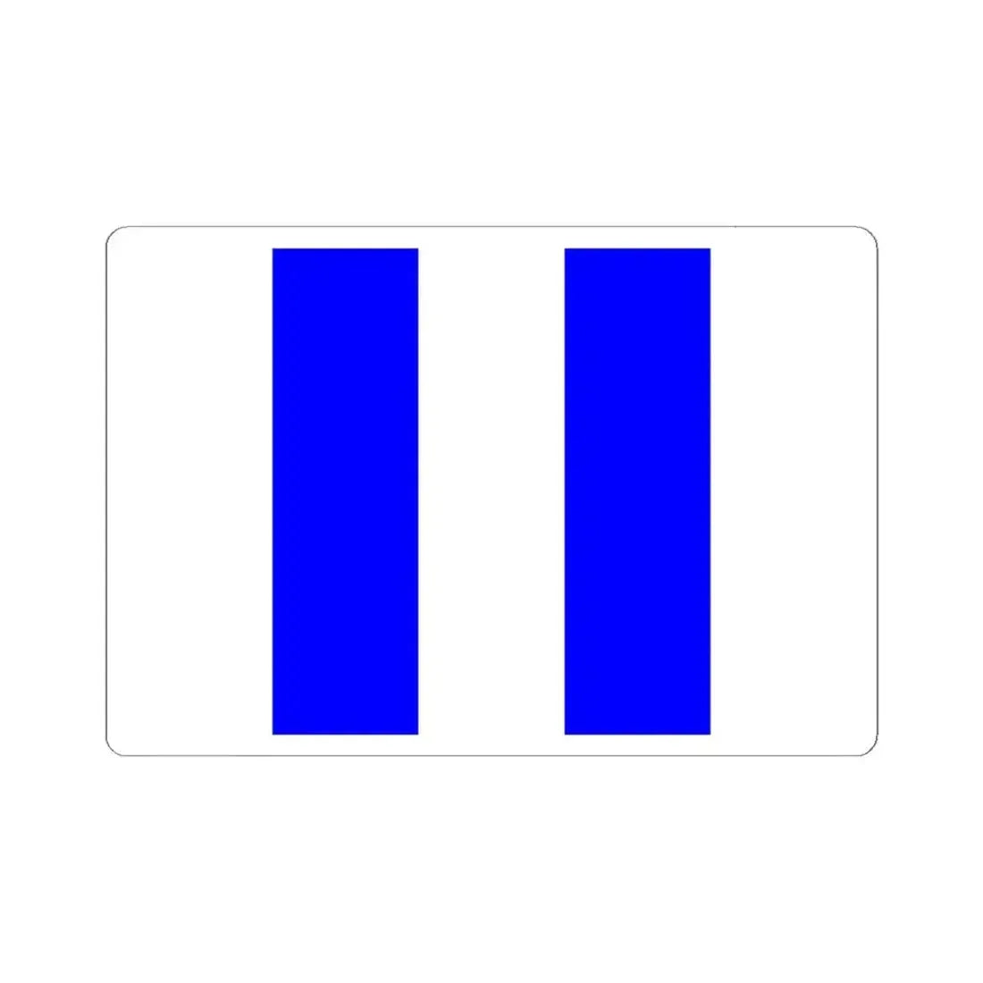 Flag of Tarxien Malta - STICKER Vinyl Kiss-Cut Decal 6 Inch White - The Sticker Space