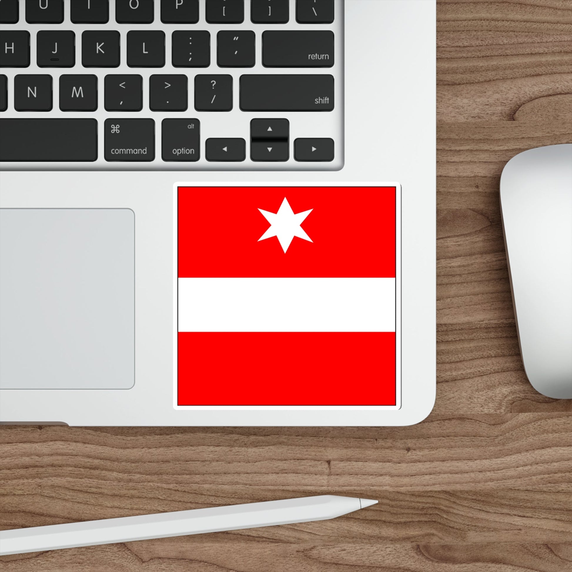 Flag of Täsch Switzerland STICKER Vinyl Die-Cut Decal-The Sticker Space