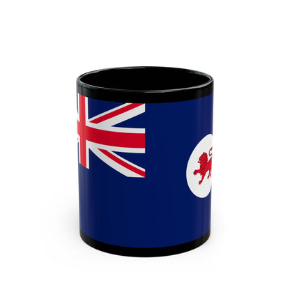 Flag of Tasmania Australia - Black Coffee Mug-11oz-The Sticker Space