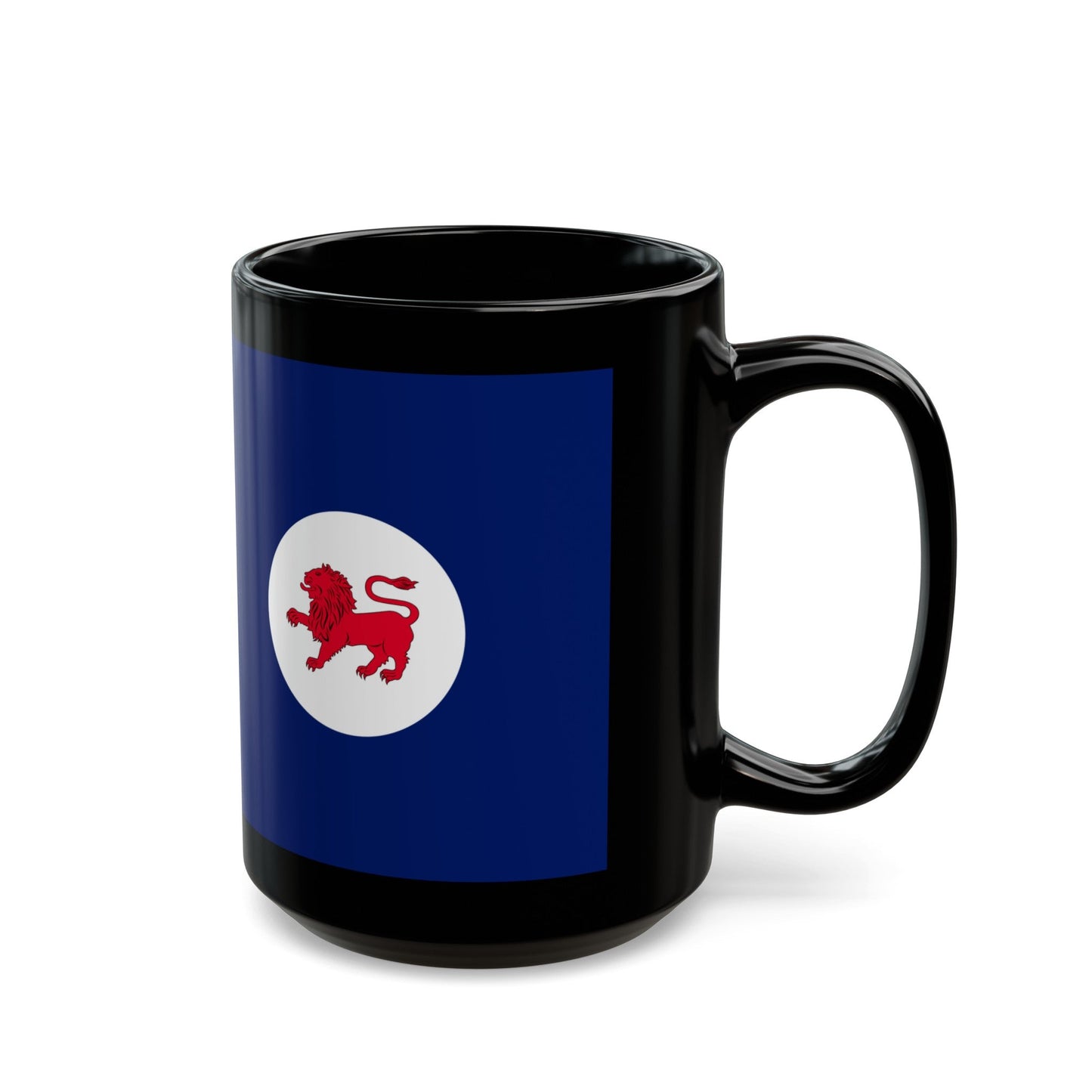 Flag of Tasmania Australia - Black Coffee Mug-The Sticker Space