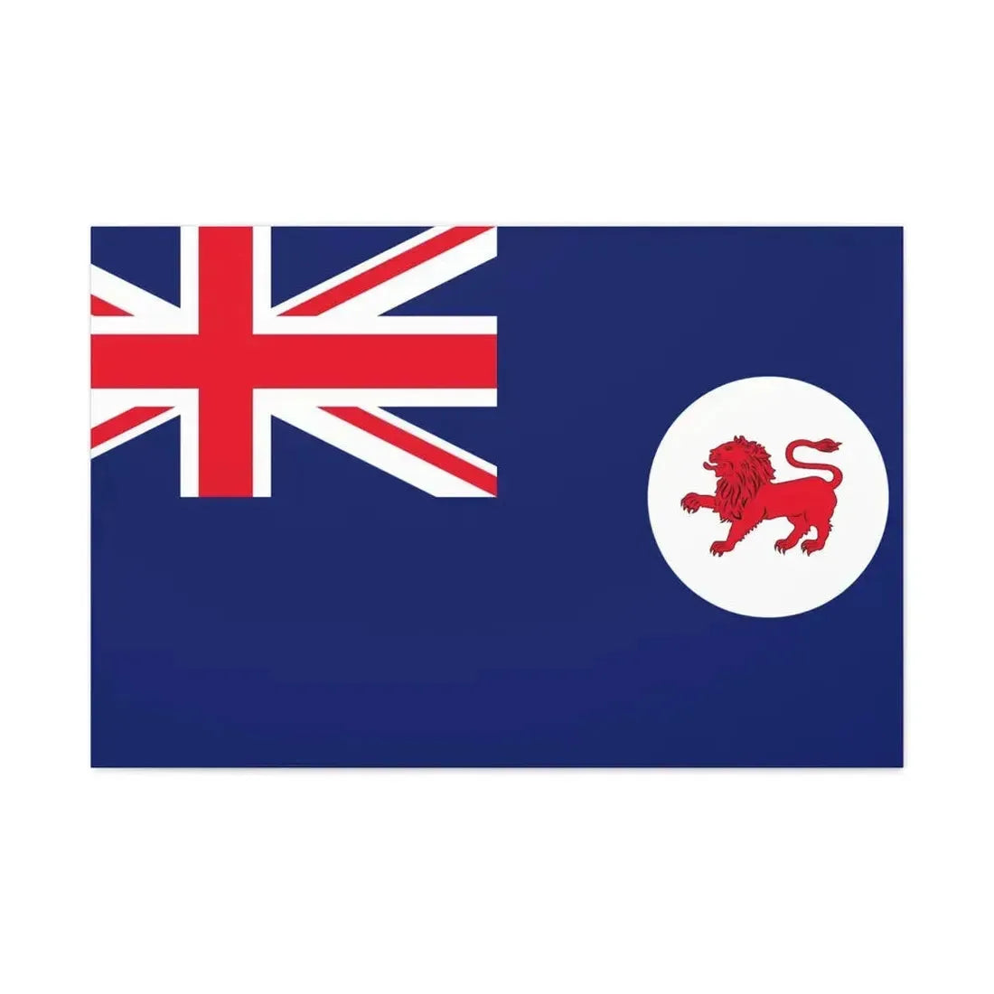 Flag of Tasmania Australia - Canvas Wall Art 36" x 24" 1.25" - The Sticker Space