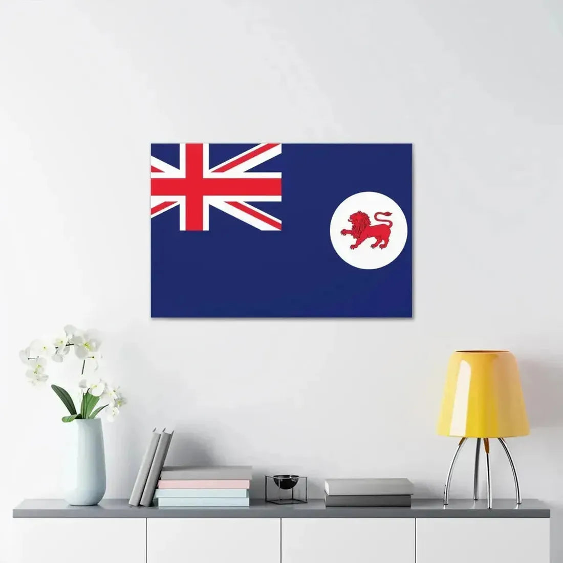 Flag of Tasmania Australia - Canvas Wall Art - The Sticker Space