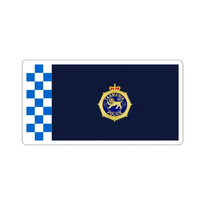 Flag of Tasmania Police (Australia) STICKER Vinyl Kiss-Cut Decal 3 Inch White - The Sticker Space