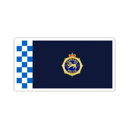 Flag of Tasmania Police (Australia) STICKER Vinyl Kiss-Cut Decal 6 Inch White - The Sticker Space