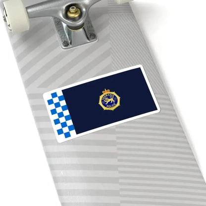 Flag of Tasmania Police (Australia) STICKER Vinyl Kiss-Cut Decal - The Sticker Space