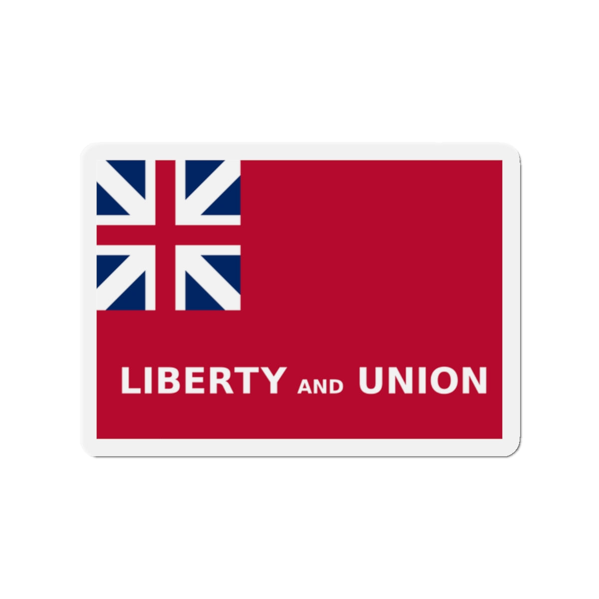 Flag of Taunton Massachusetts - Die-Cut Magnet-2" x 2"-The Sticker Space