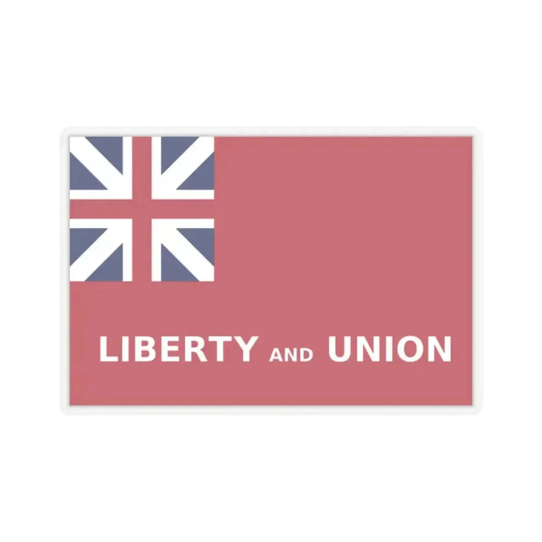 Flag of Taunton, Massachusetts - STICKER Vinyl Kiss-Cut Decal 2 Inch Transparent - The Sticker Space