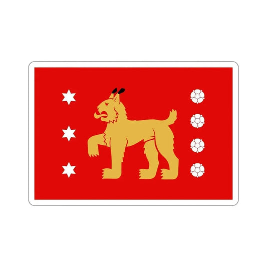 Flag of Tavastia Proper Finland STICKER Vinyl Die-Cut Decal 6 Inch - The Sticker Space