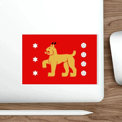 Flag of Tavastia Proper Finland STICKER Vinyl Die-Cut Decal - The Sticker Space