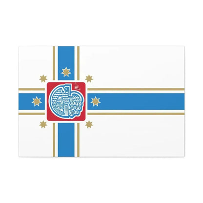 Flag of Tbilisi Georgia - Canvas Wall Art - The Sticker Space