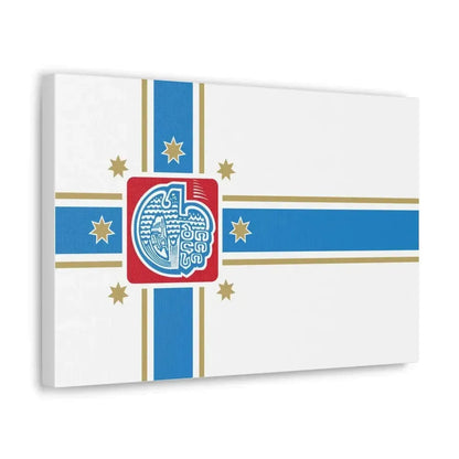 Flag of Tbilisi Georgia - Canvas Wall Art - The Sticker Space