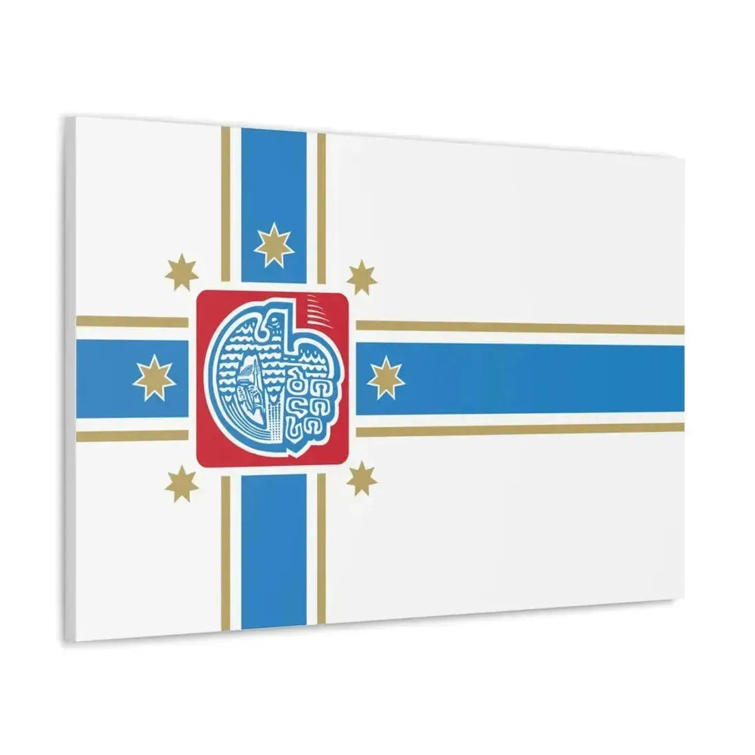 Flag of Tbilisi Georgia - Canvas Wall Art - The Sticker Space