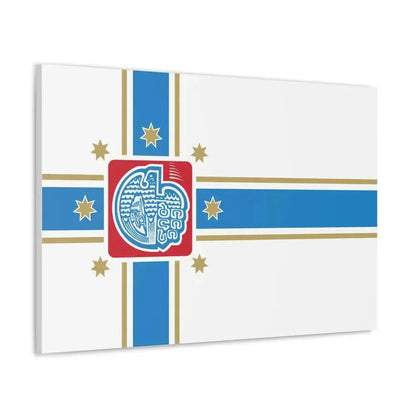 Flag of Tbilisi Georgia - Canvas Wall Art - The Sticker Space