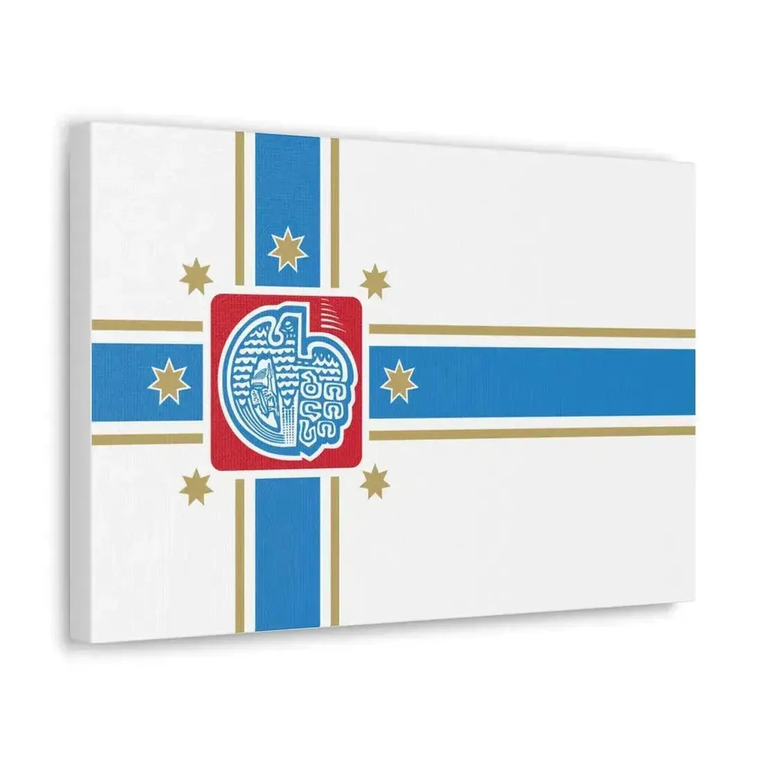 Flag of Tbilisi Georgia - Canvas Wall Art - The Sticker Space