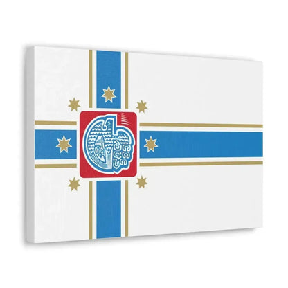 Flag of Tbilisi Georgia - Canvas Wall Art - The Sticker Space