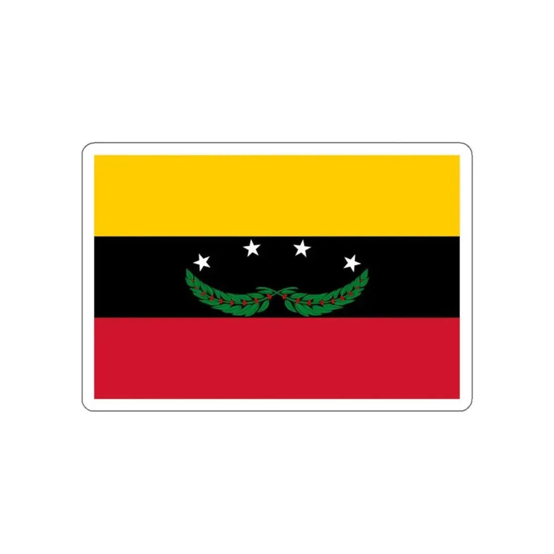 Flag of Táchira Venezuela STICKER Vinyl Die-Cut Decal 3 Inch - The Sticker Space