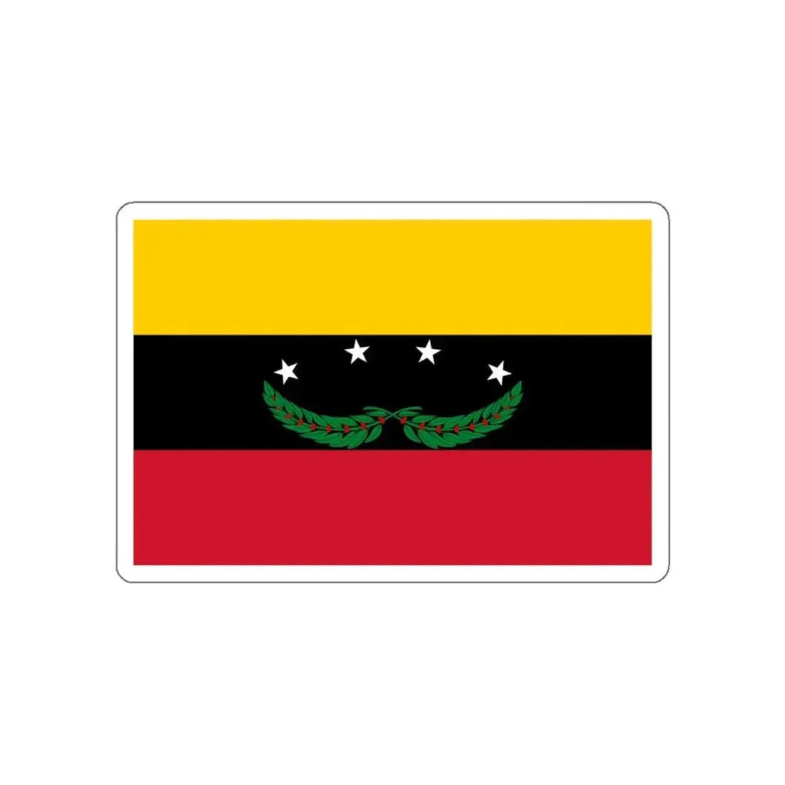 Flag of Táchira Venezuela STICKER Vinyl Die-Cut Decal 4 Inch - The Sticker Space