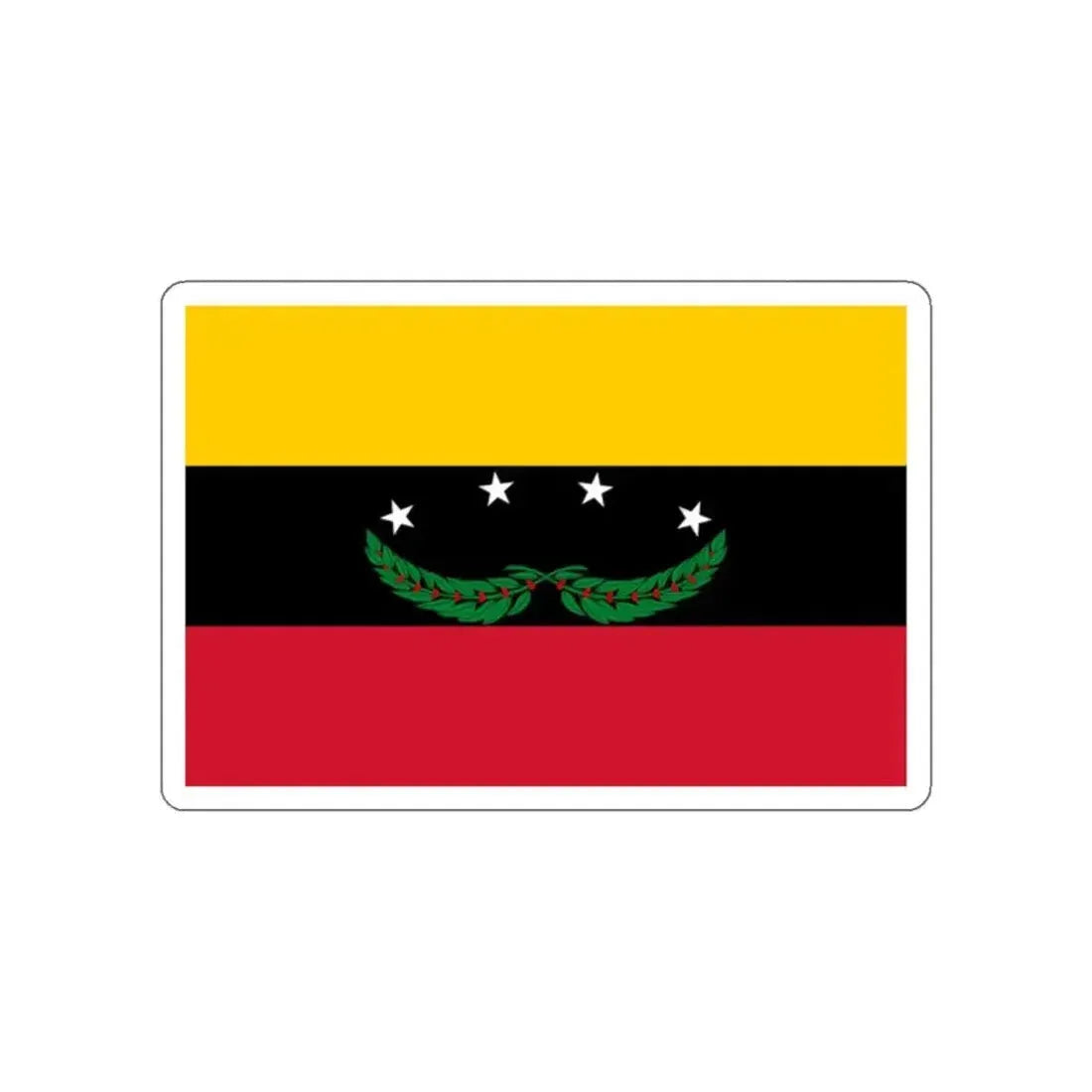 Flag of Táchira Venezuela STICKER Vinyl Die-Cut Decal - The Sticker Space