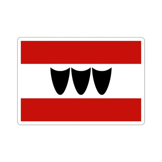 Flag of Třebíč Czech Republic STICKER Vinyl Die-Cut Decal 2 Inch - The Sticker Space