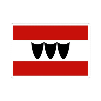 Flag of Třebíč Czech Republic STICKER Vinyl Die-Cut Decal 2 Inch - The Sticker Space