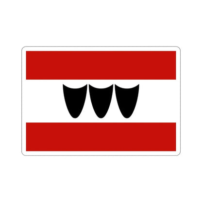 Flag of Třebíč Czech Republic STICKER Vinyl Die-Cut Decal 3 Inch - The Sticker Space