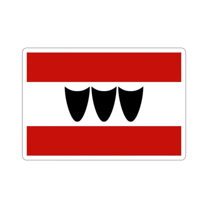 Flag of Třebíč Czech Republic STICKER Vinyl Die-Cut Decal 5 Inch - The Sticker Space